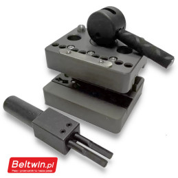 Miniaturowe narzędzie do łączenia mechanicznego taśm przenośnikowych