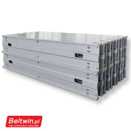 Belka poprzeczna ze stopu aluminium do wulkanizatora sekcyjnego z pasem gumowym SVP serii „E”