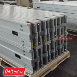 Belka poprzeczna ze stopu aluminium do wulkanizatora sekcyjnego z pasem gumowym SVP serii „E”