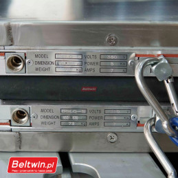 Płyta grzewcza z systemem chłodzenia wodnego do wulkanizatora taśmowego SVP